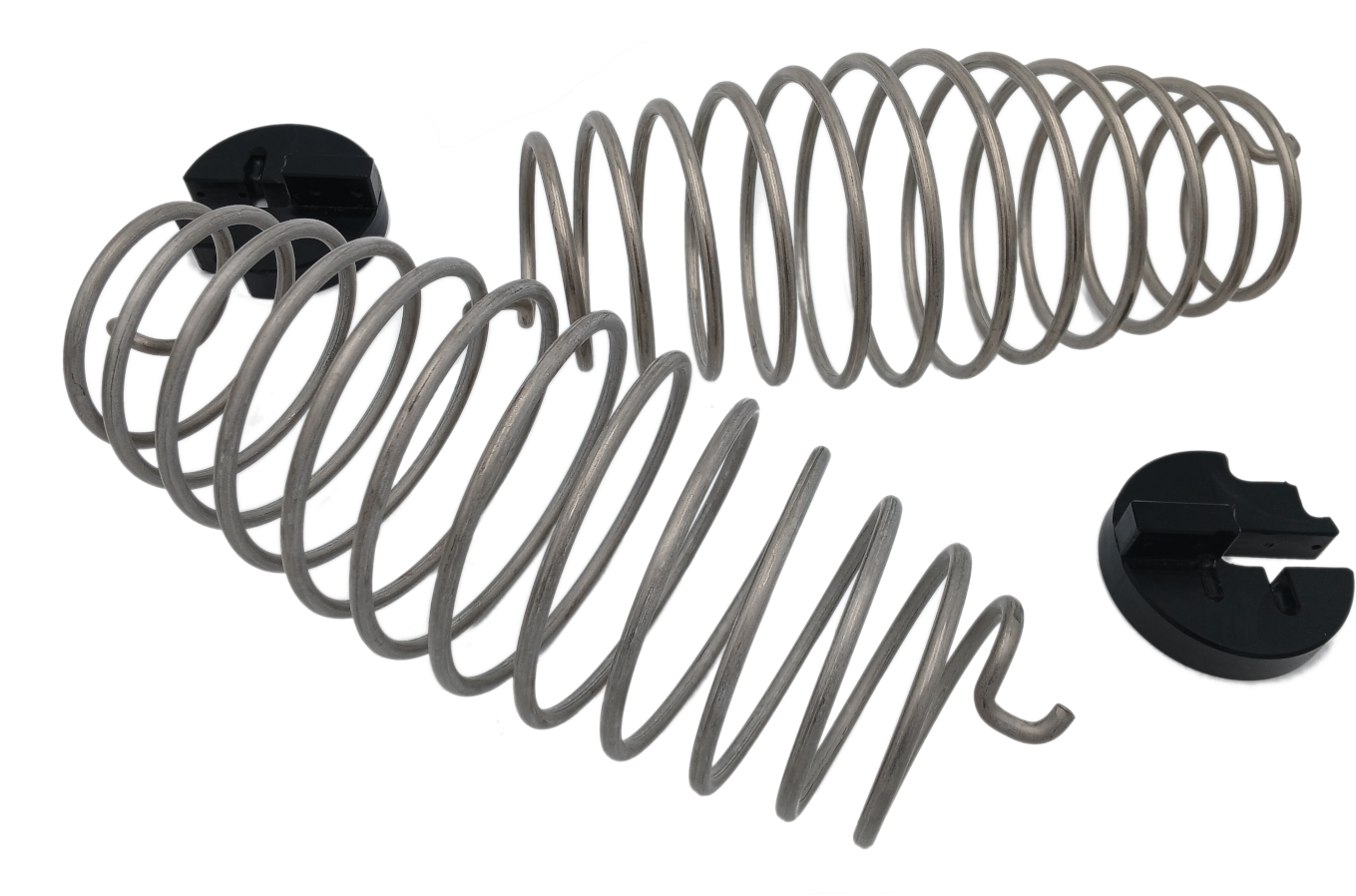components of barrel spring braking system with 2 spacers and 2 springs