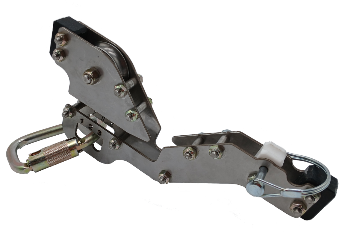 new auto braking friction trolley with carabiner