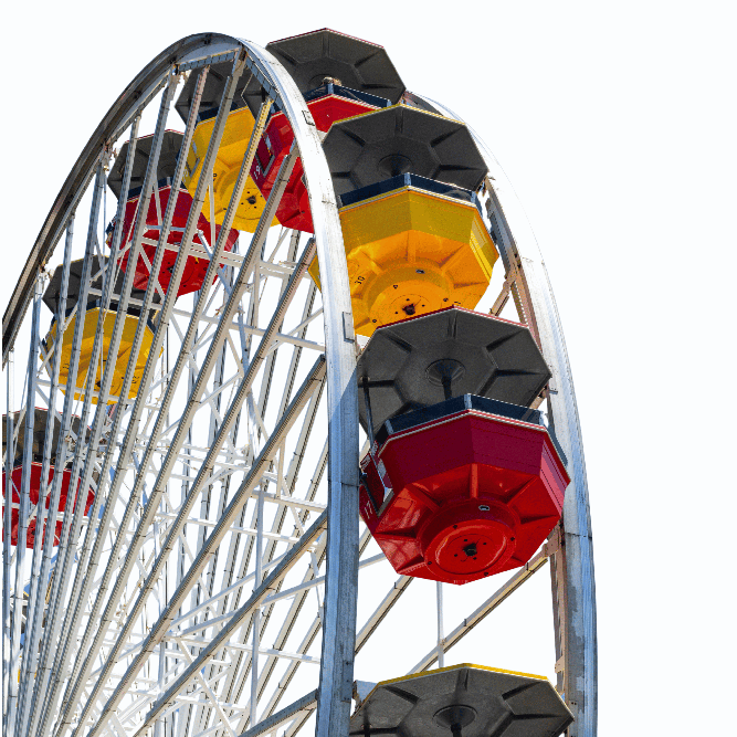 ferris wheel at an amusement park